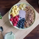 Photo of healthy smoothie bowl with fruits